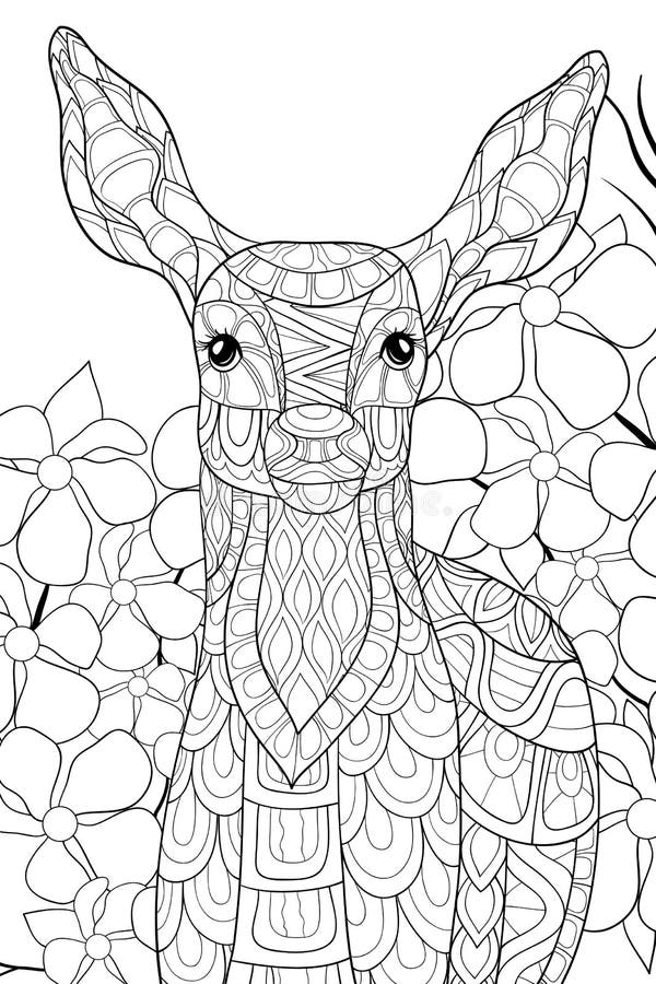 195+ Coloring Page of a Deer Printable 144