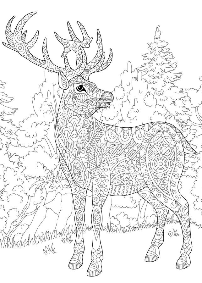 195+ Coloring Page of a Deer Printable 157