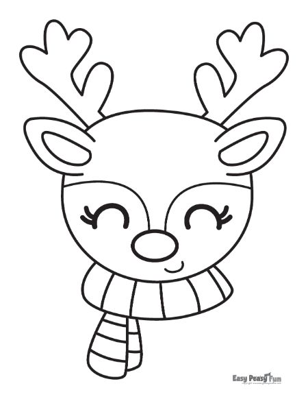 195+ Coloring Page of a Deer Printable 16