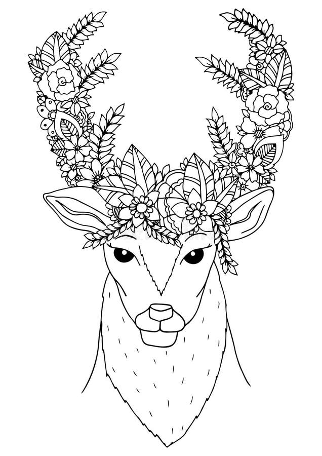 195+ Coloring Page of a Deer Printable 172