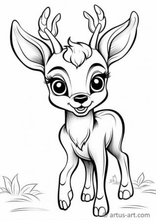 195+ Coloring Page of a Deer Printable 22