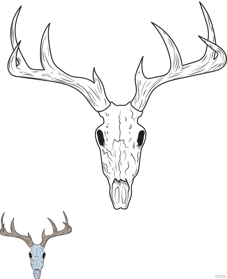 195+ Coloring Page of a Deer Printable 29