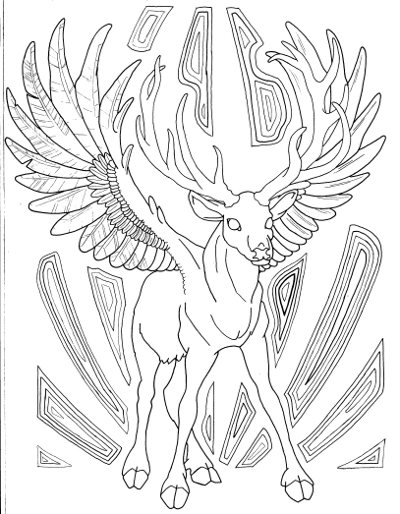 195+ Coloring Page of a Deer Printable 31