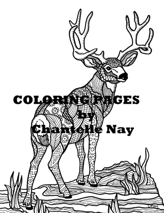 195+ Coloring Page of a Deer Printable 34