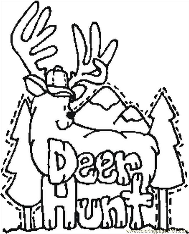 195+ Coloring Page of a Deer Printable 41