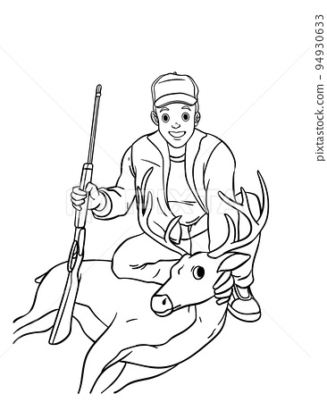 195+ Coloring Page of a Deer Printable 47