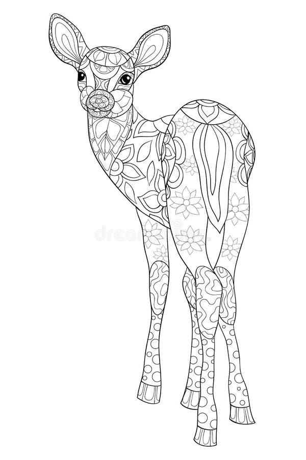 195+ Coloring Page of a Deer Printable 63