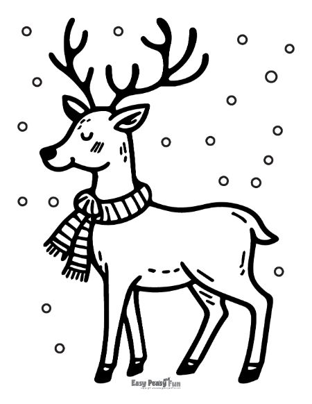 195+ Coloring Page of a Deer Printable 66