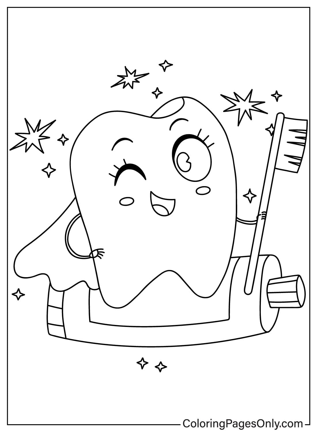 195+ Toothpaste Coloring Pages Printable 102