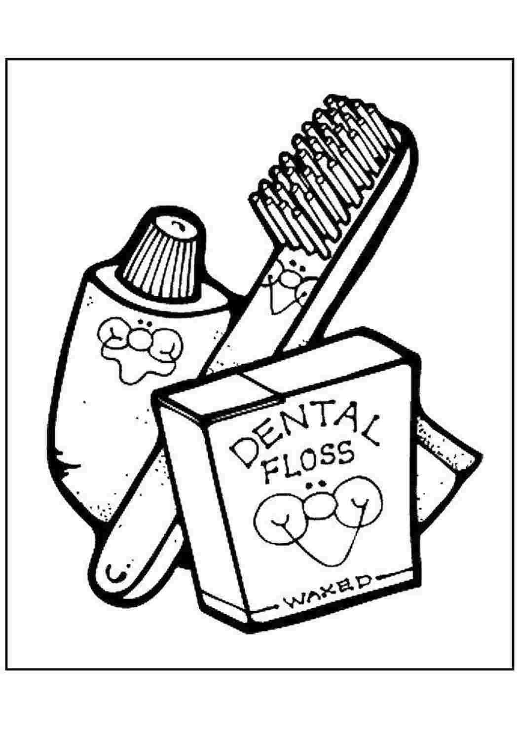 195+ Toothpaste Coloring Pages Printable 108