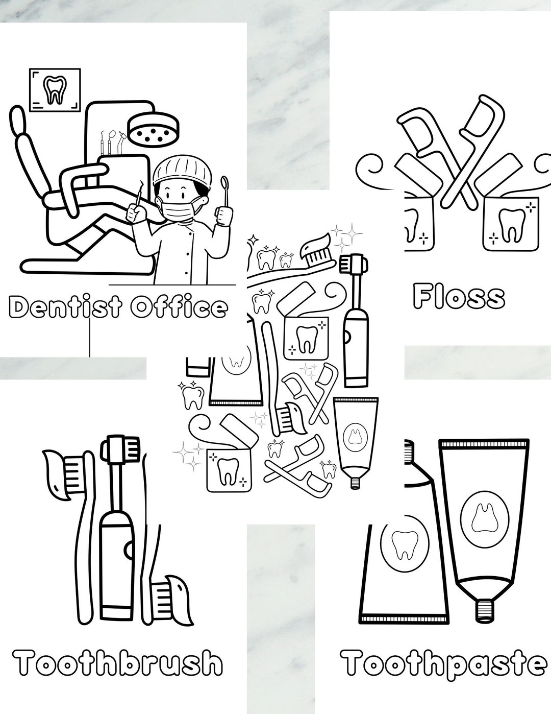 195+ Toothpaste Coloring Pages Printable 13