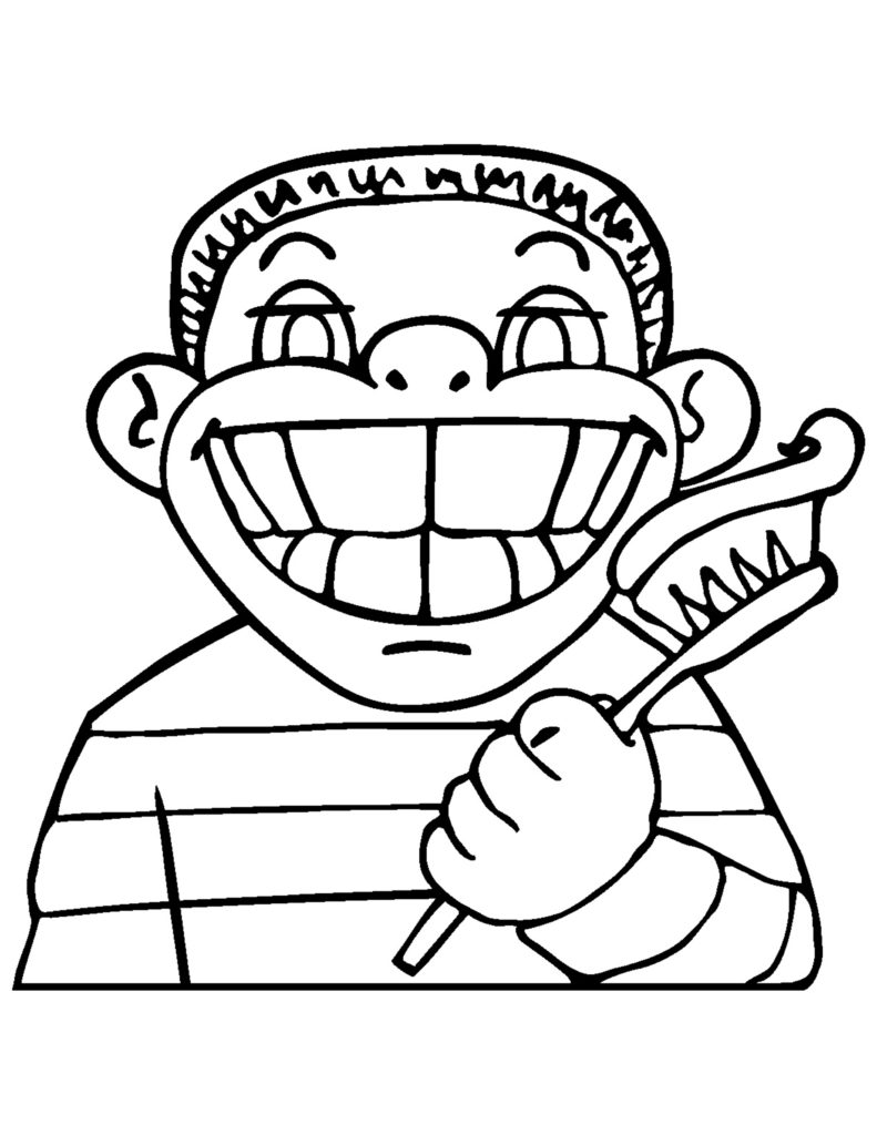 195+ Toothpaste Coloring Pages Printable 138