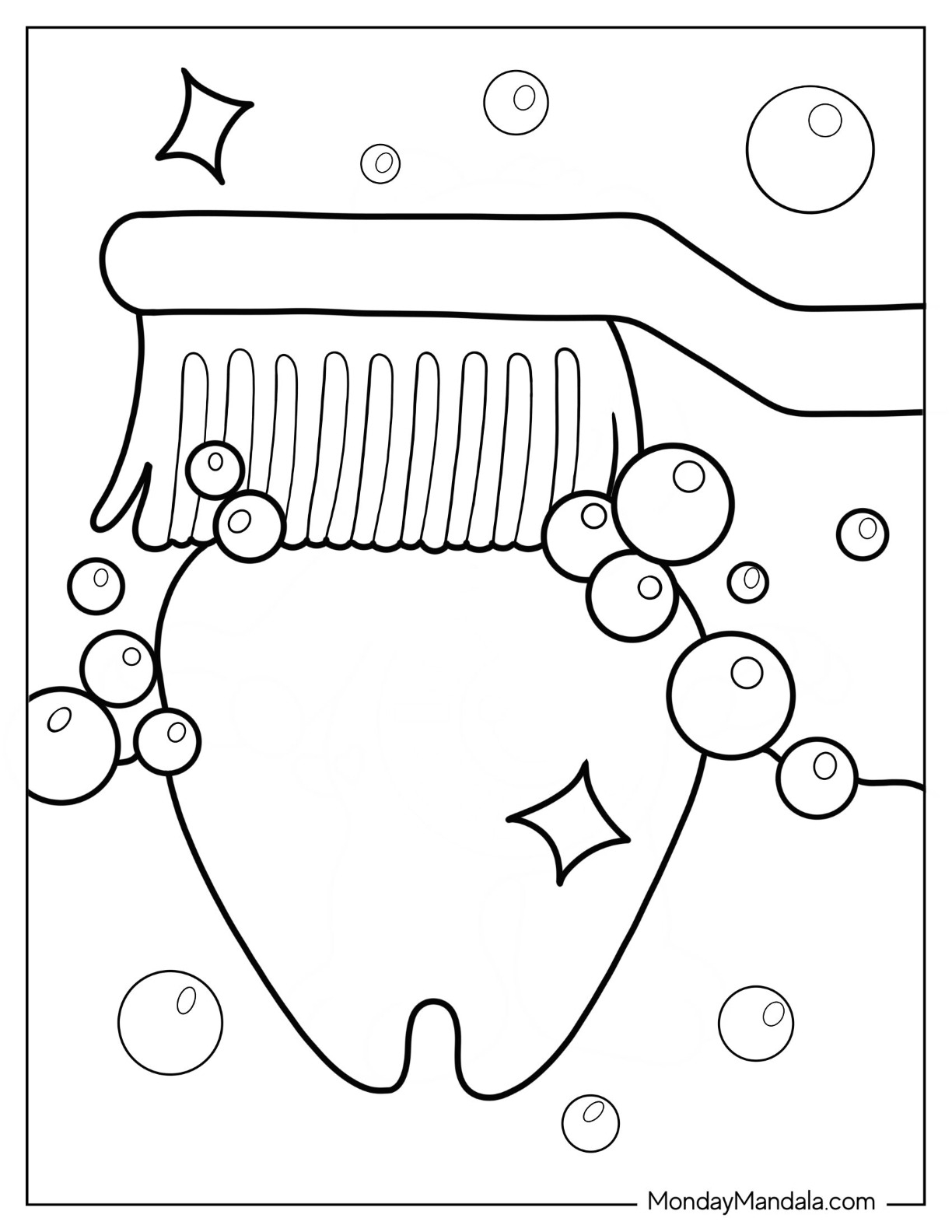 195+ Toothpaste Coloring Pages Printable 14