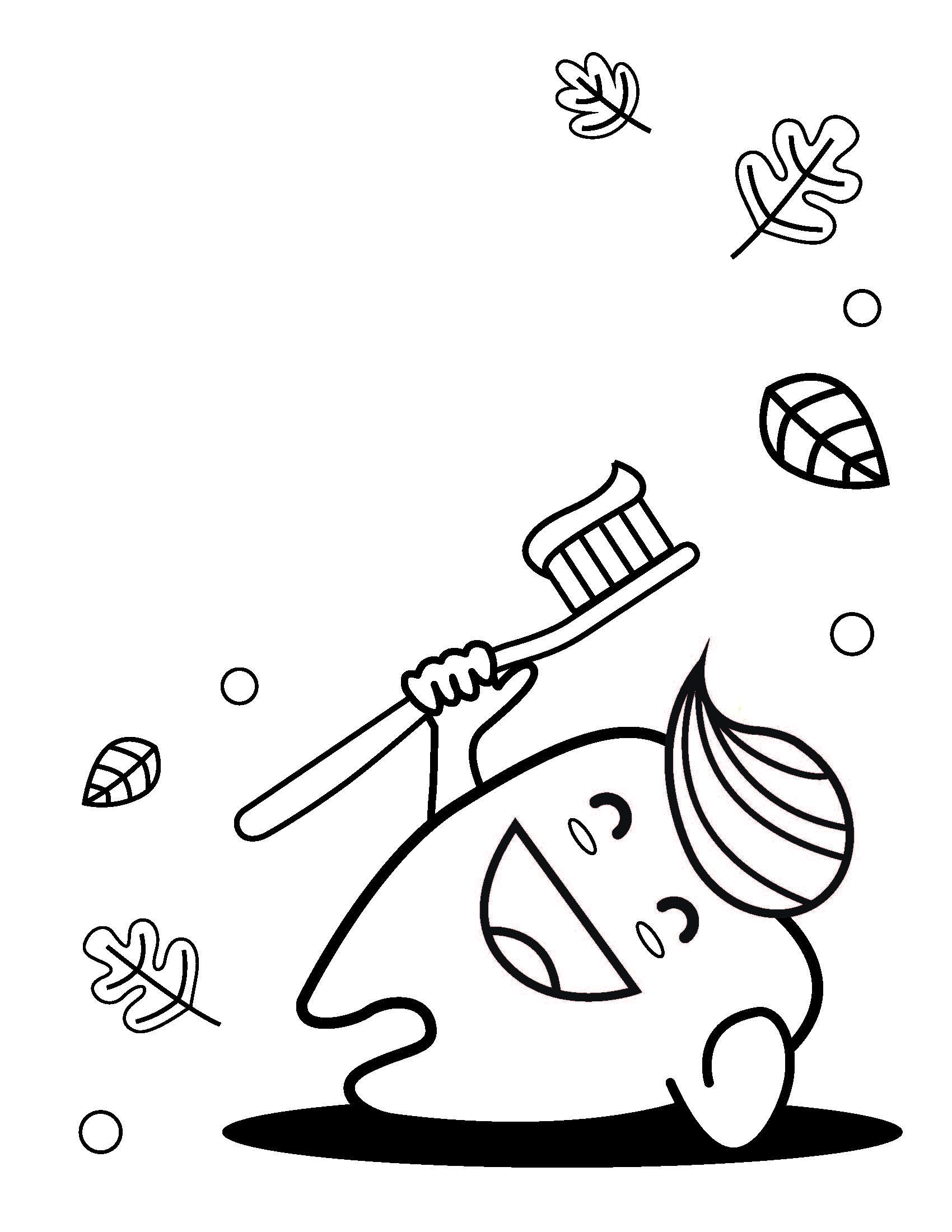 195+ Toothpaste Coloring Pages Printable 152