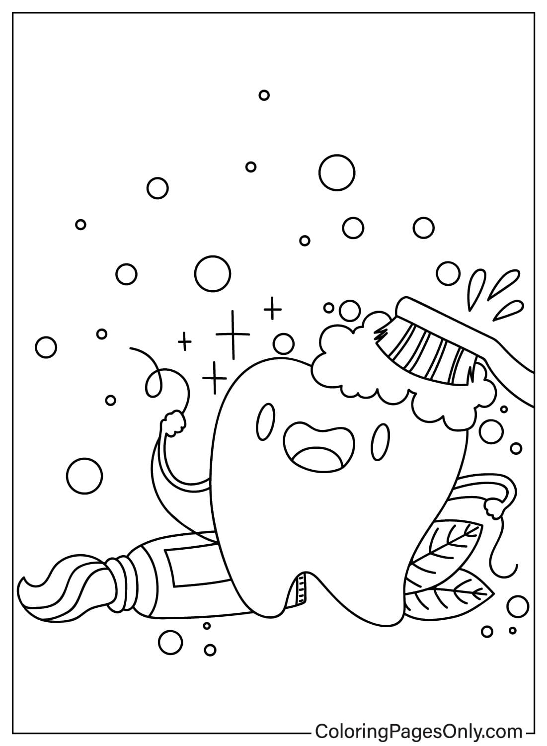 195+ Toothpaste Coloring Pages Printable 188