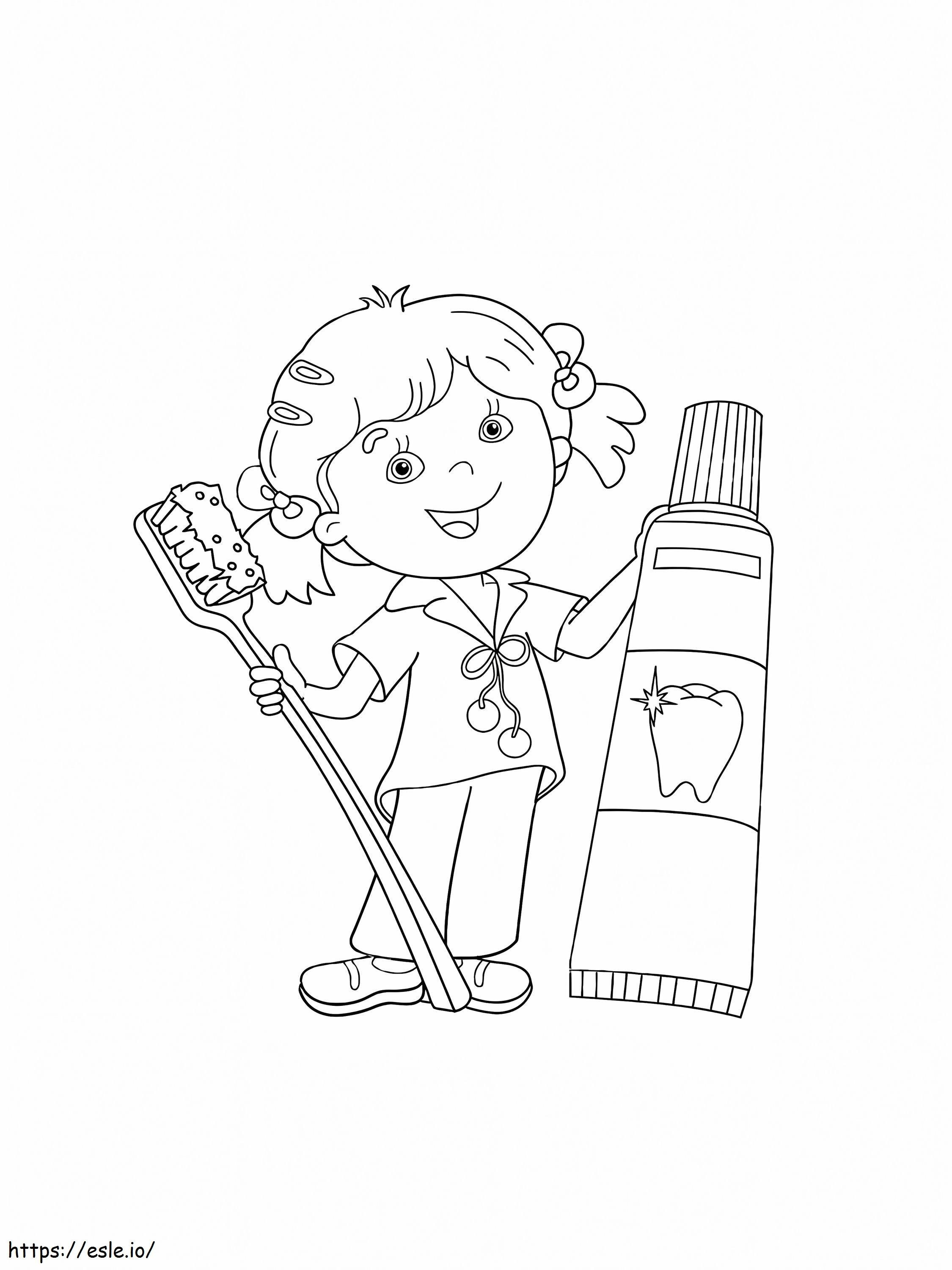 195+ Toothpaste Coloring Pages Printable 25