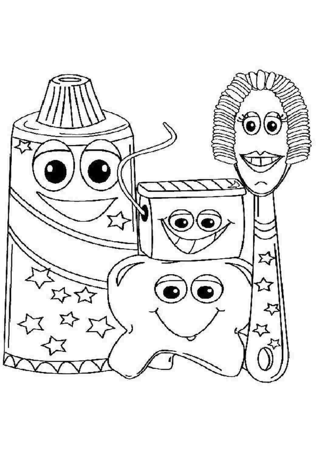 195+ Toothpaste Coloring Pages Printable 35