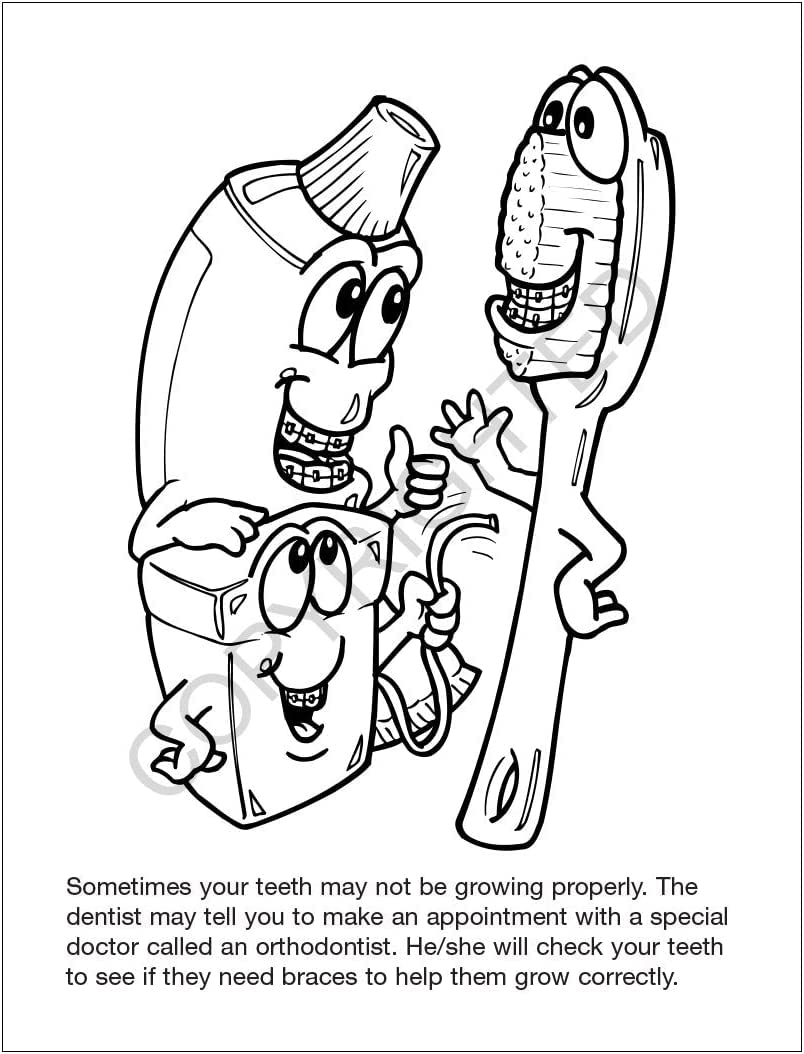 195+ Toothpaste Coloring Pages Printable 53