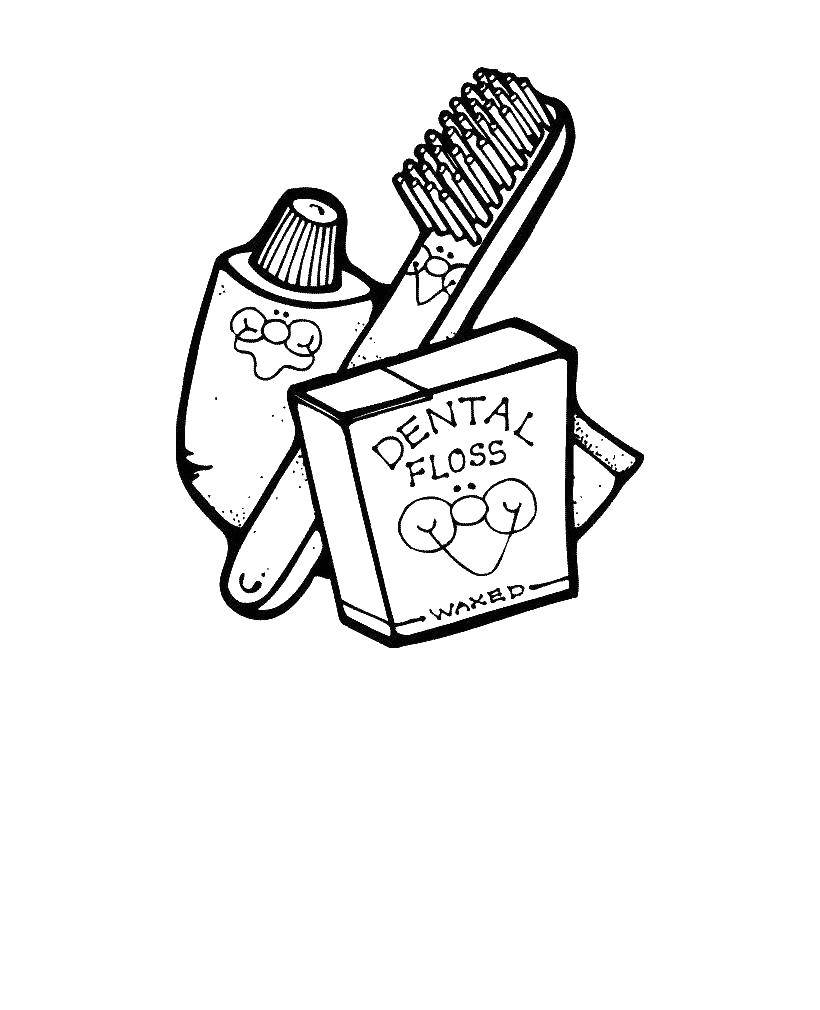 195+ Toothpaste Coloring Pages Printable 58