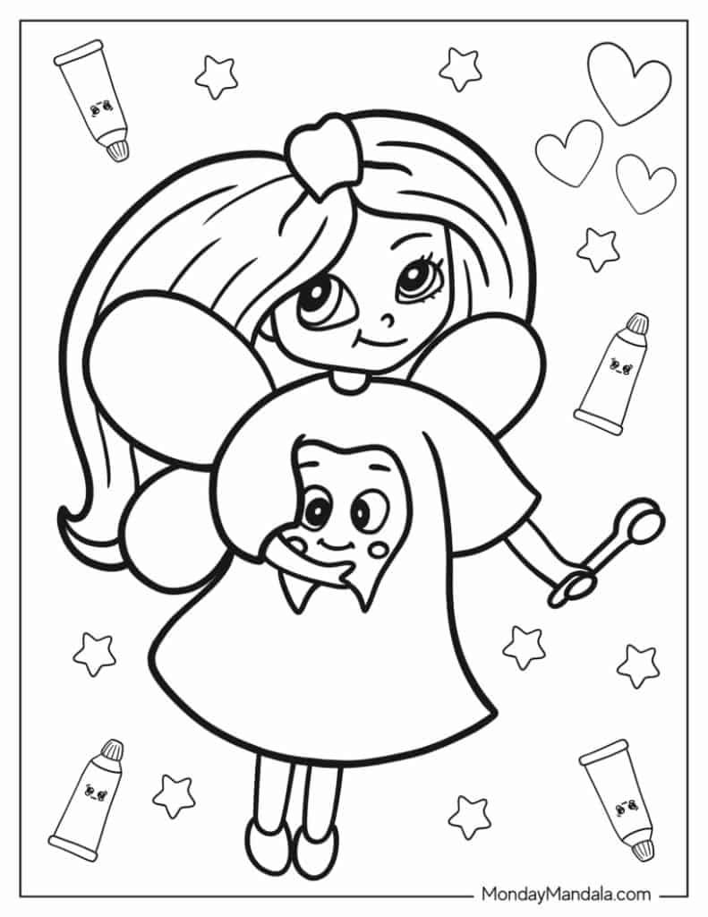 195+ Toothpaste Coloring Pages Printable 59