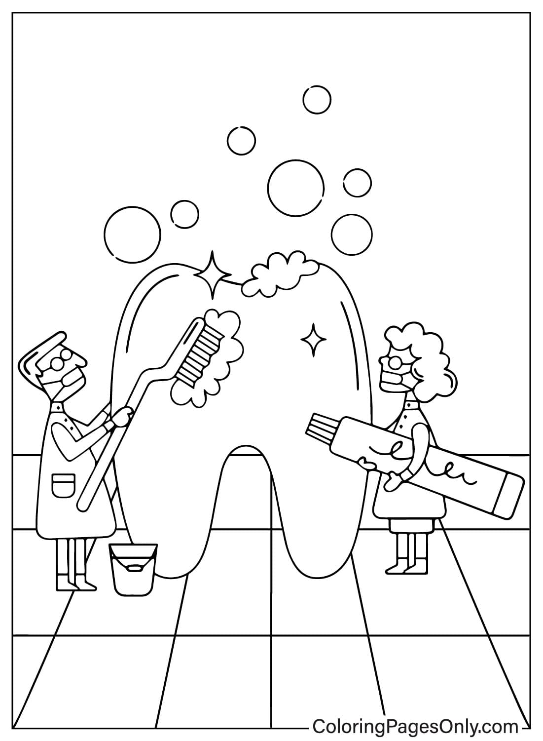 195+ Toothpaste Coloring Pages Printable 85