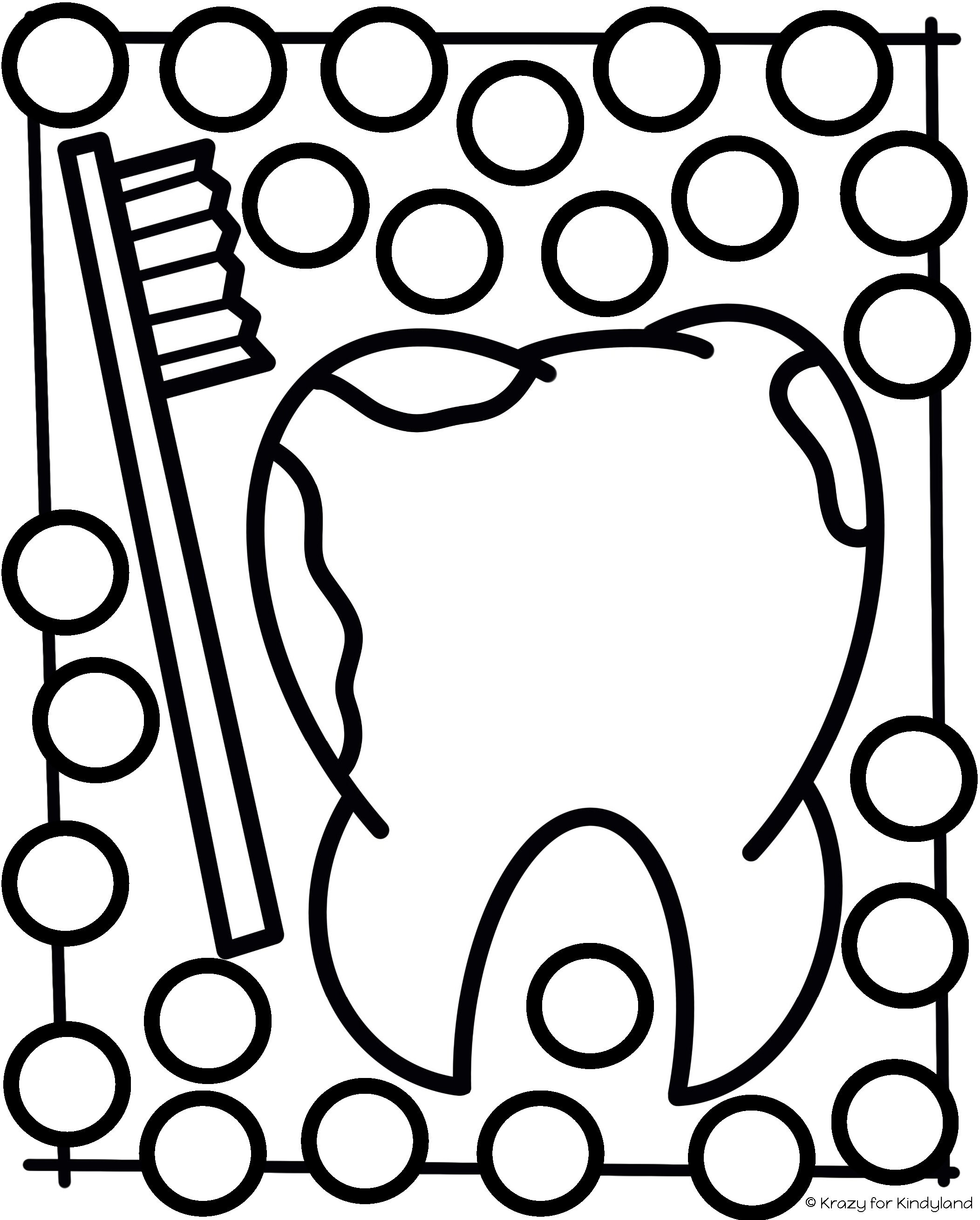 195+ Toothpaste Coloring Pages Printable 91