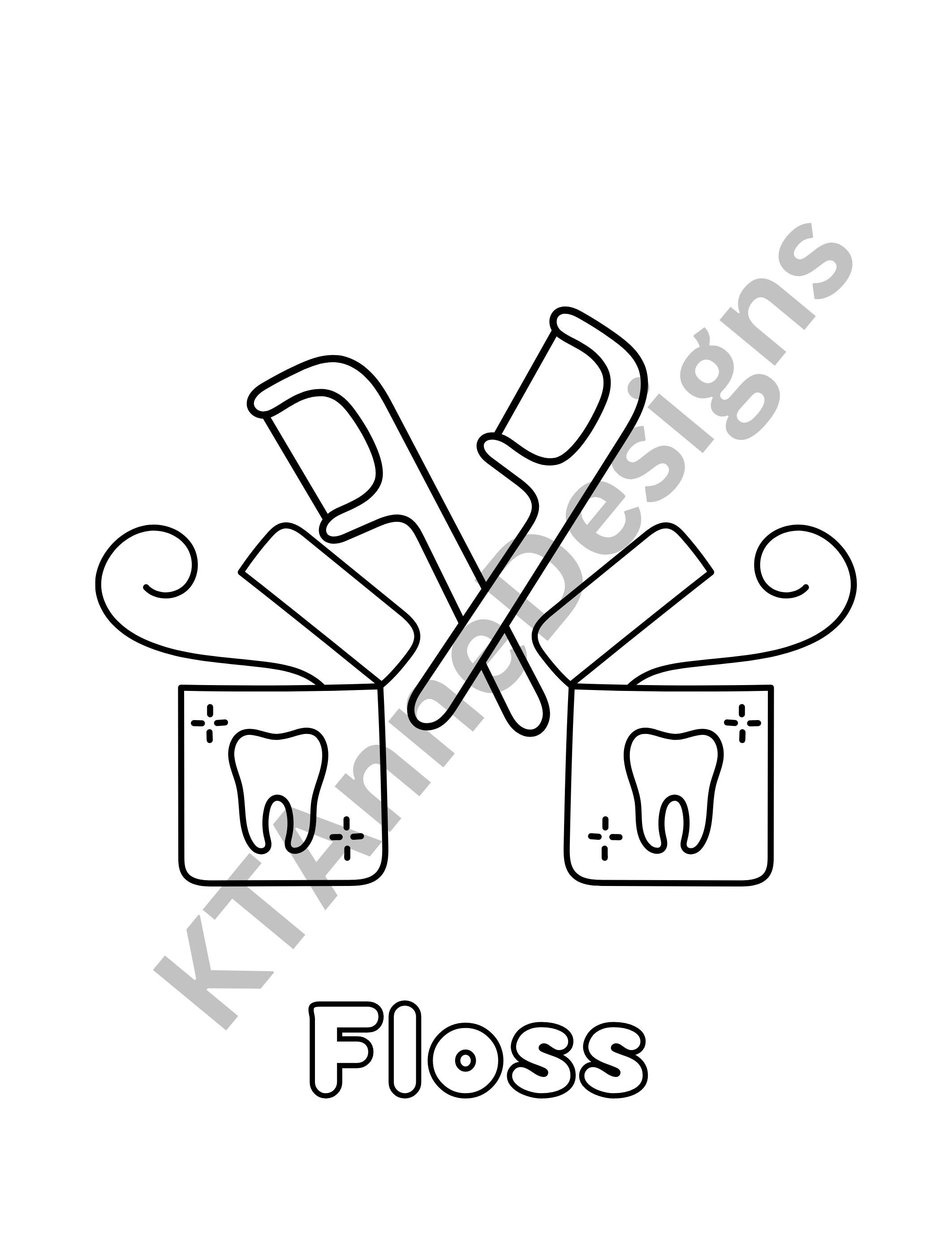 195+ Toothpaste Coloring Pages Printable 96