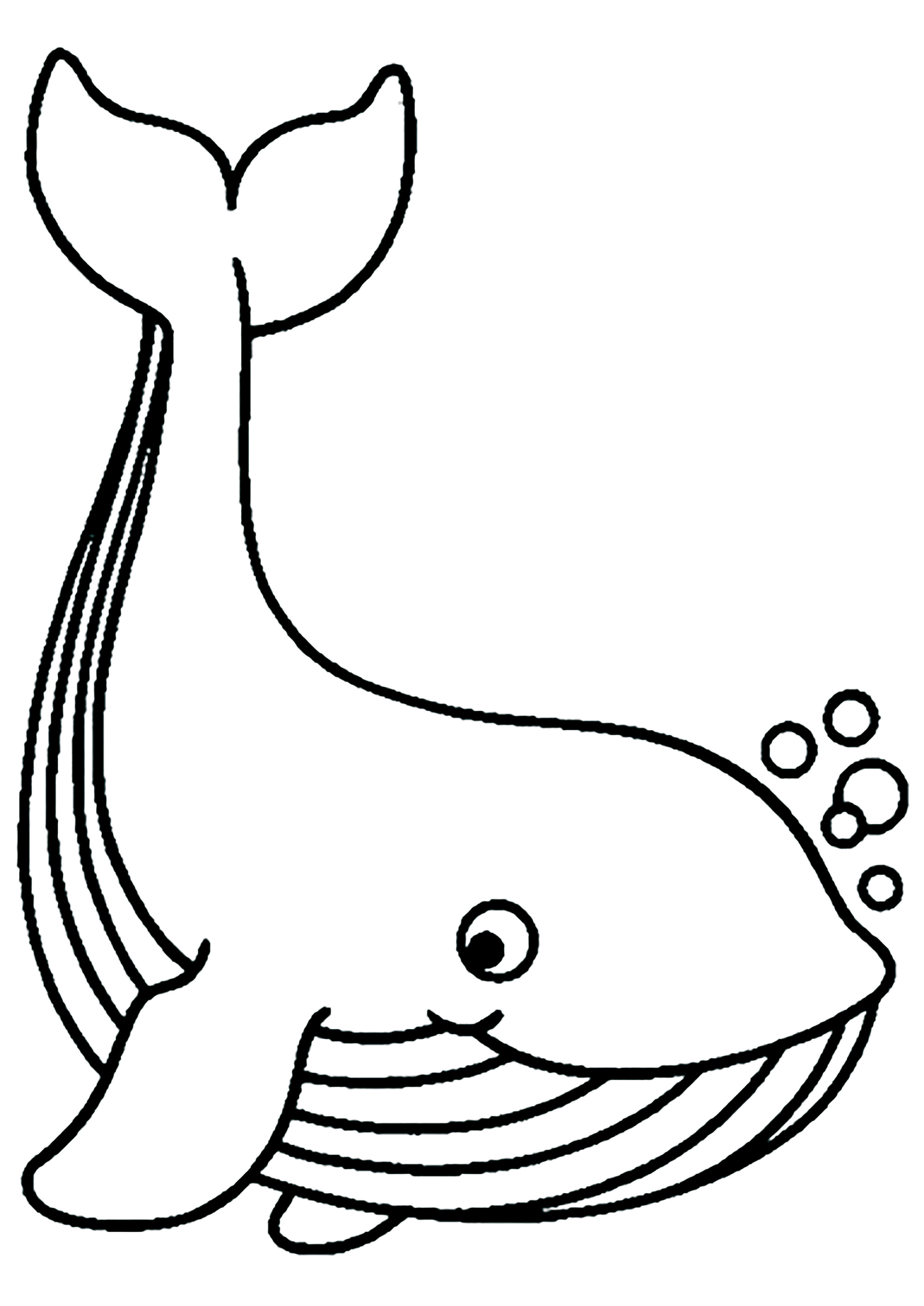 60+ Whale Coloring Pages 18