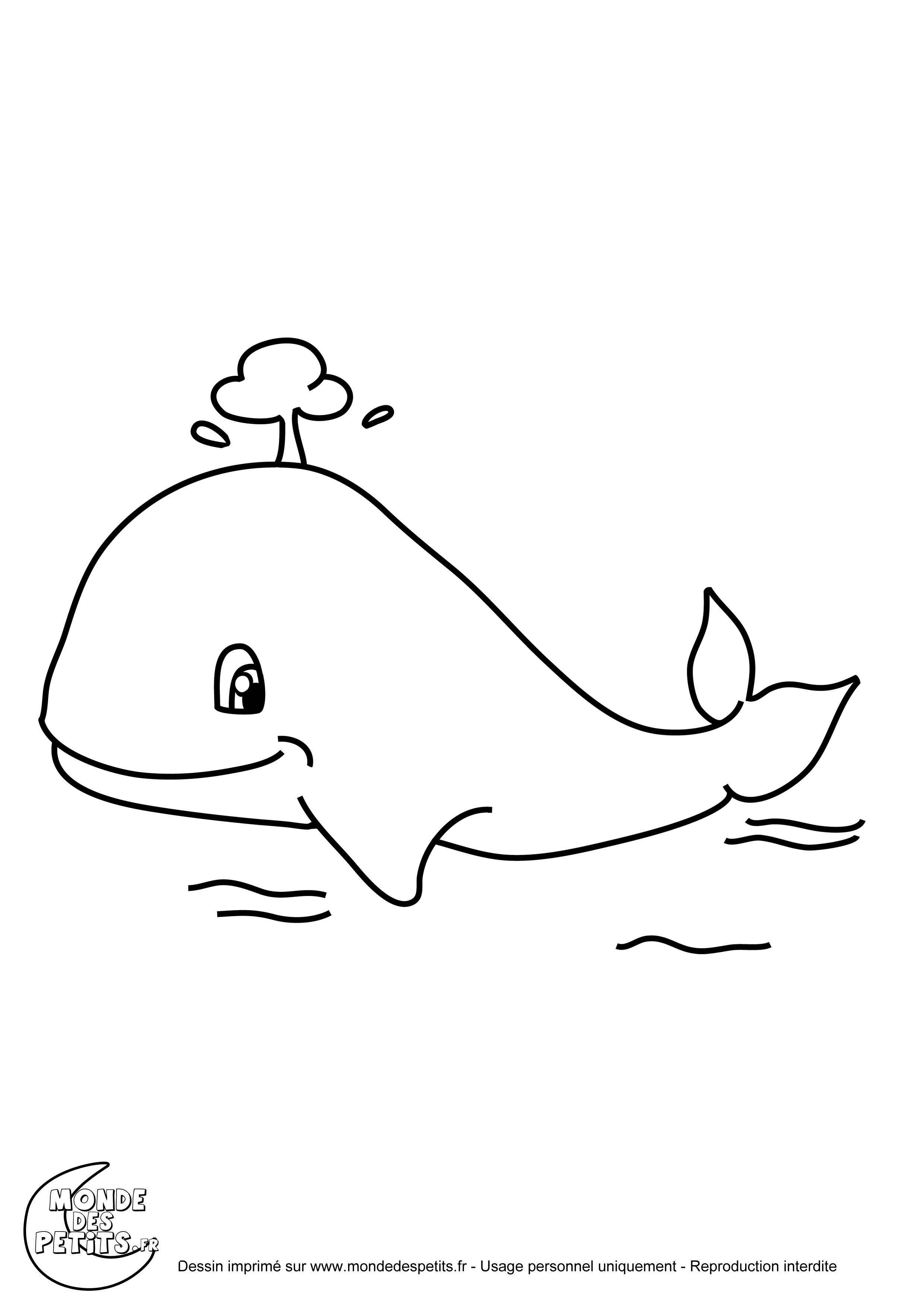 60+ Whale Coloring Pages 24