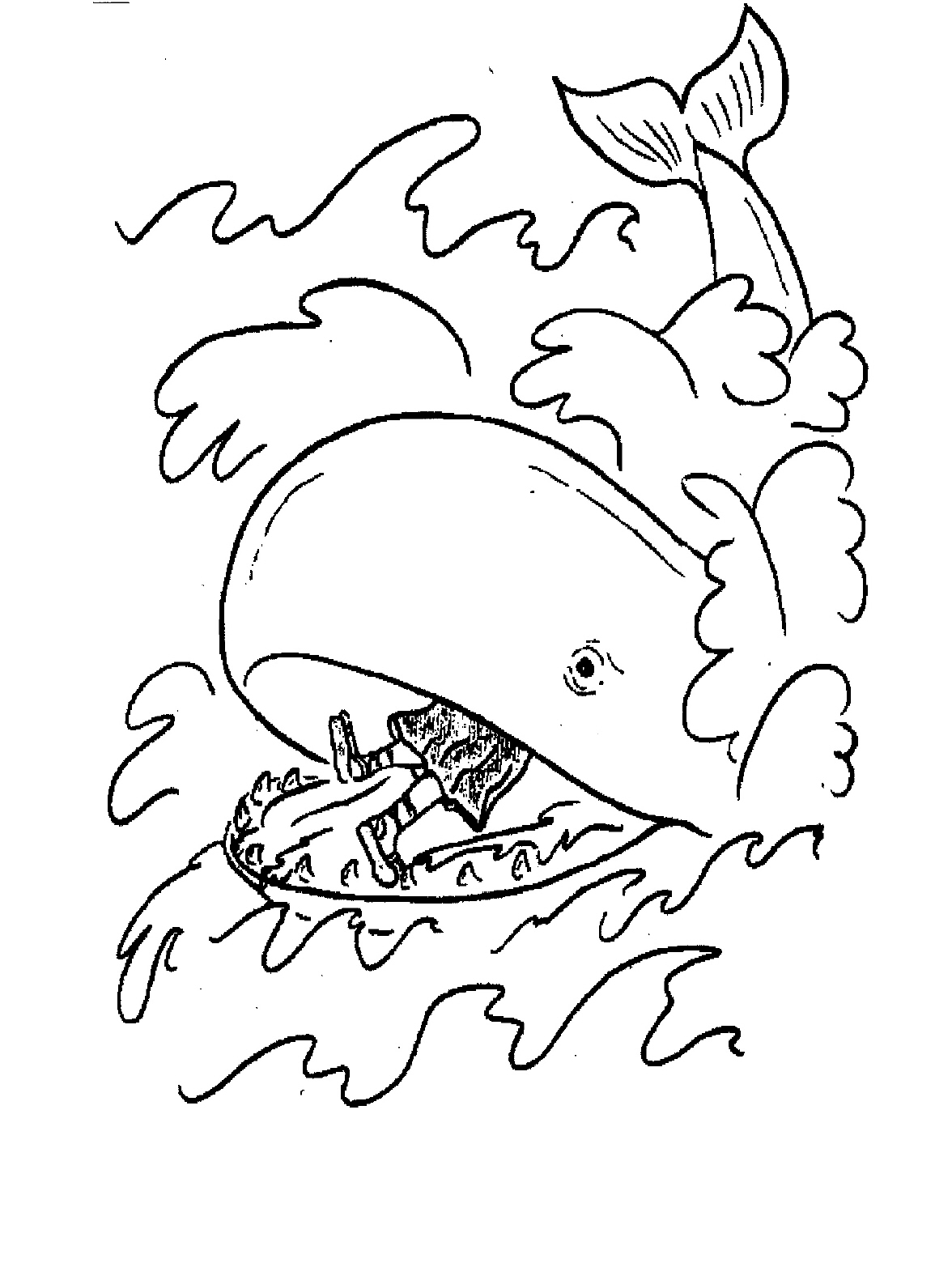 60+ Whale Coloring Pages 33