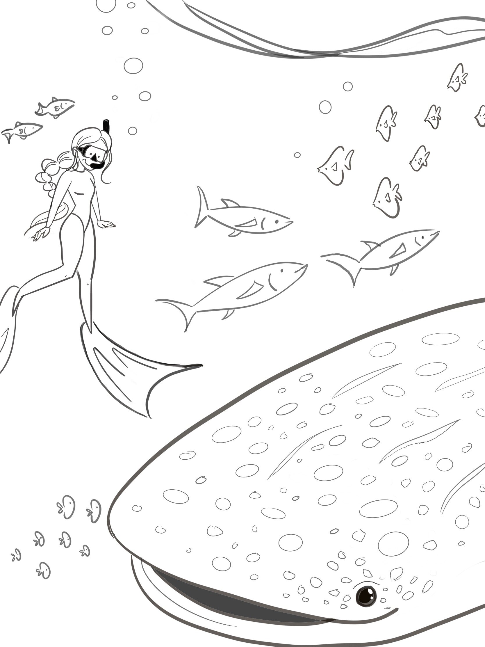 60+ Whale Coloring Pages 34