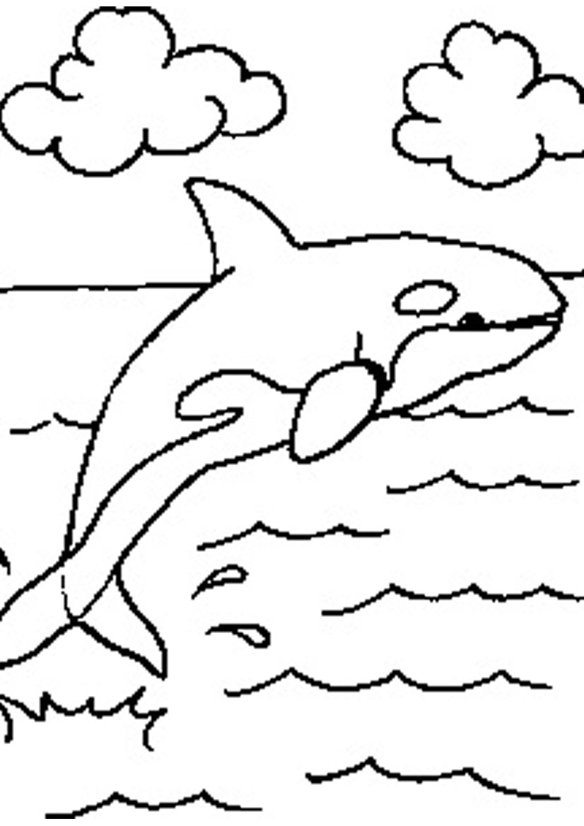 60+ Whale Coloring Pages 40