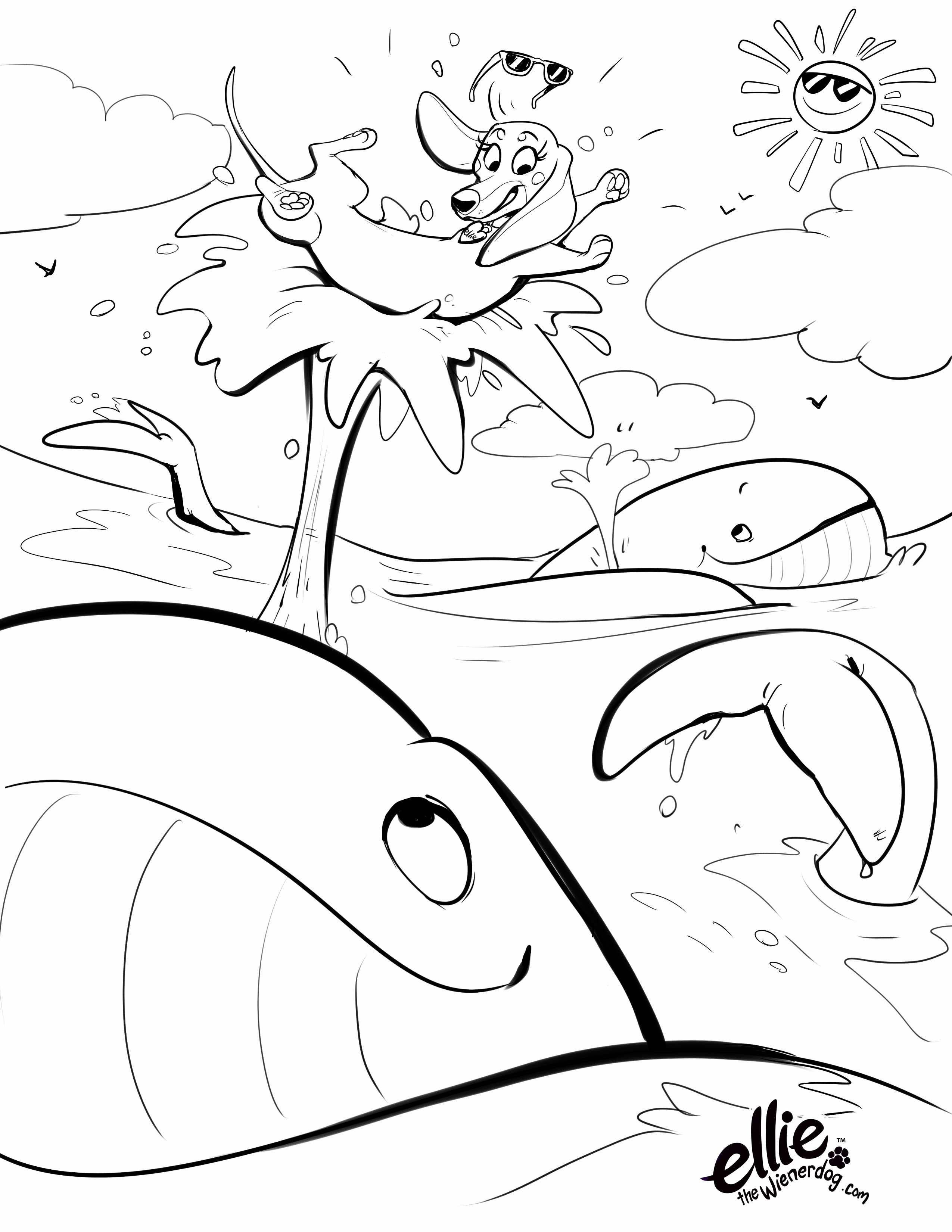 60+ Whale Coloring Pages 42