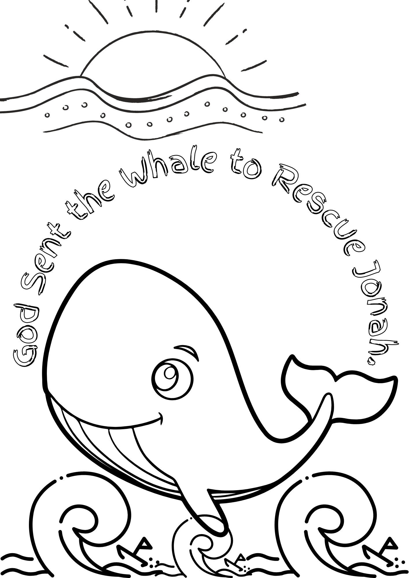 60+ Whale Coloring Pages 58