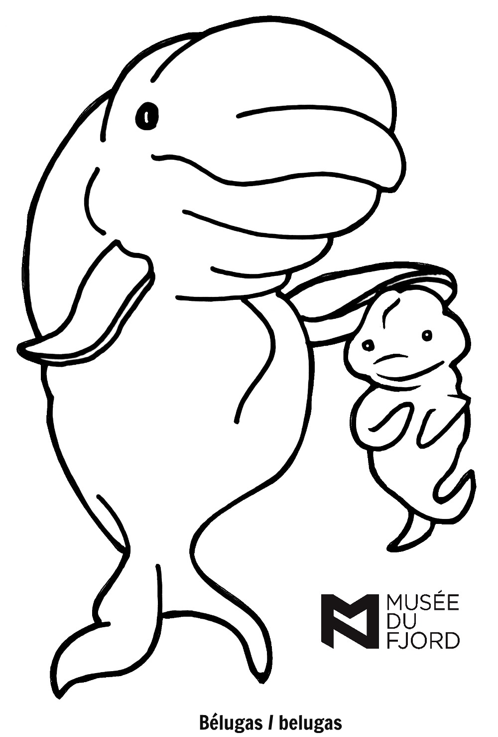 60+ Whale Coloring Pages 59