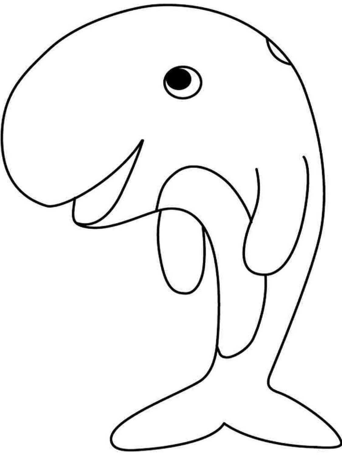 60+ Whale Coloring Pages 9