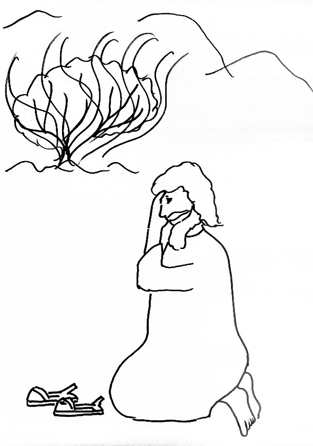 74 Burning Bush Coloring Page Printable 30