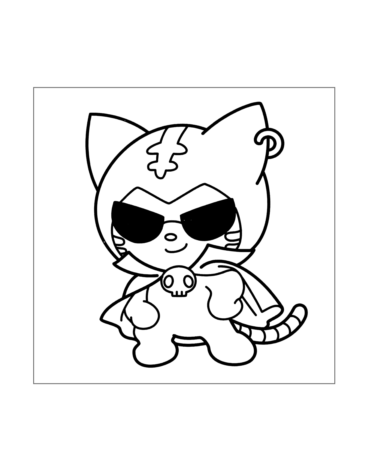 90 Kuromi Coloring Pages FREE Printable 11