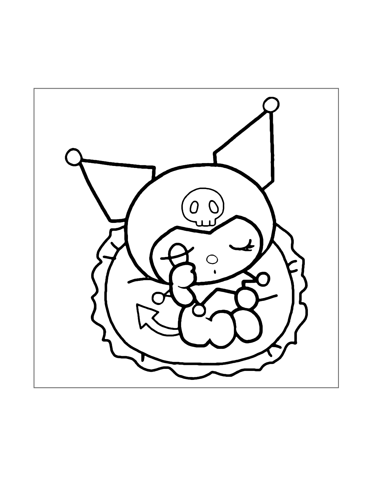 90 Kuromi Coloring Pages FREE Printable 13