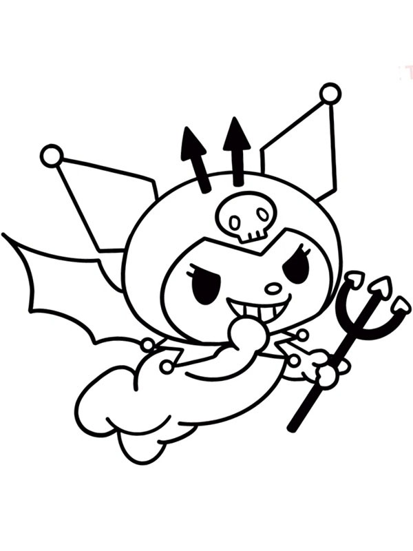 90 Kuromi Coloring Pages FREE Printable 23