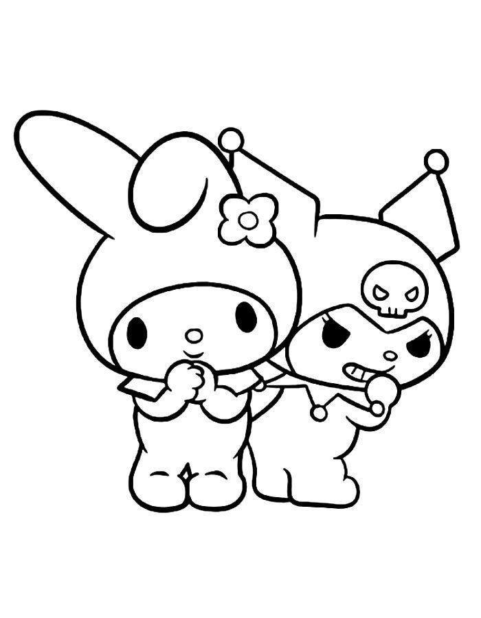 90 Kuromi Coloring Pages FREE Printable 3