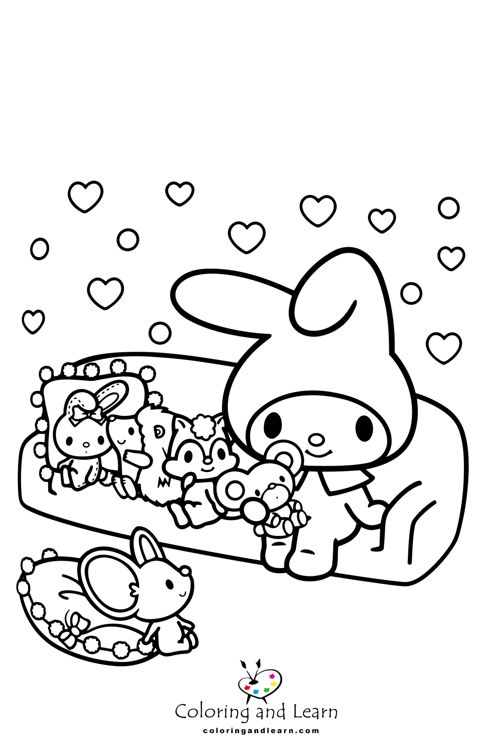 90 Kuromi Coloring Pages FREE Printable 33