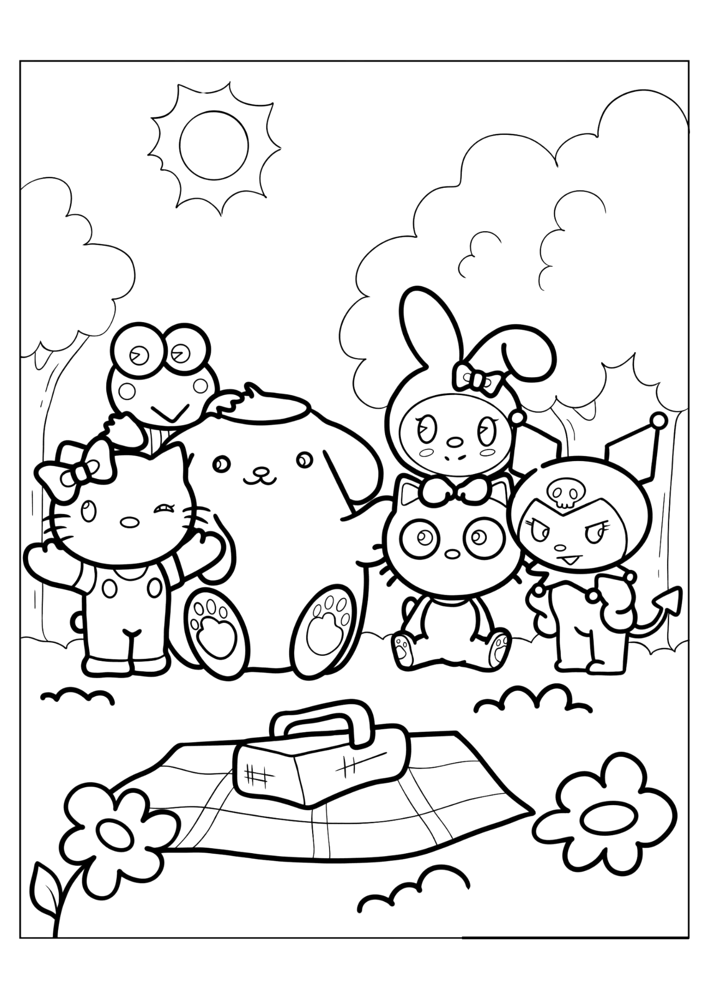 90 Kuromi Coloring Pages FREE Printable 37