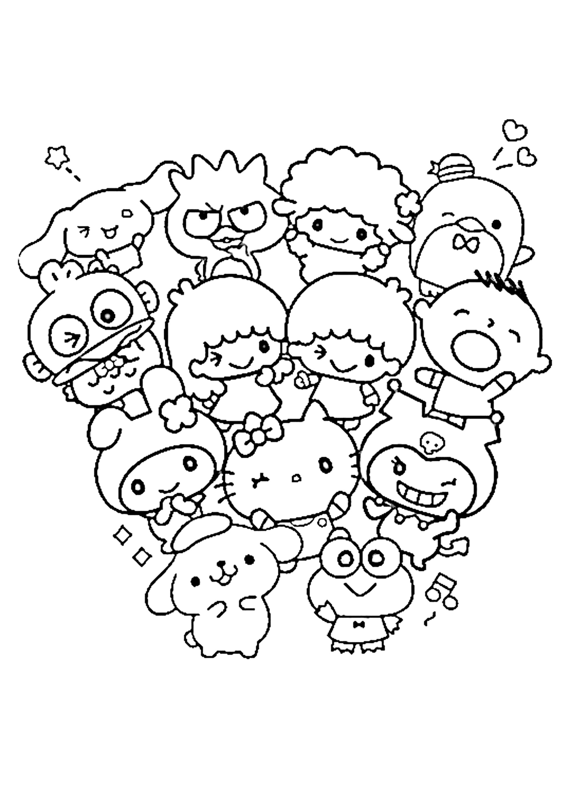 90 Kuromi Coloring Pages FREE Printable 44