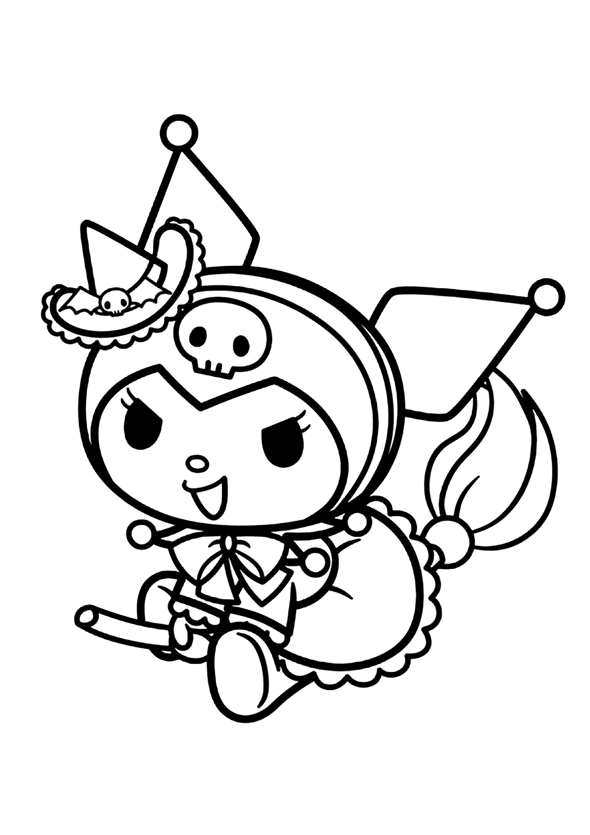 90 Kuromi Coloring Pages FREE Printable 5