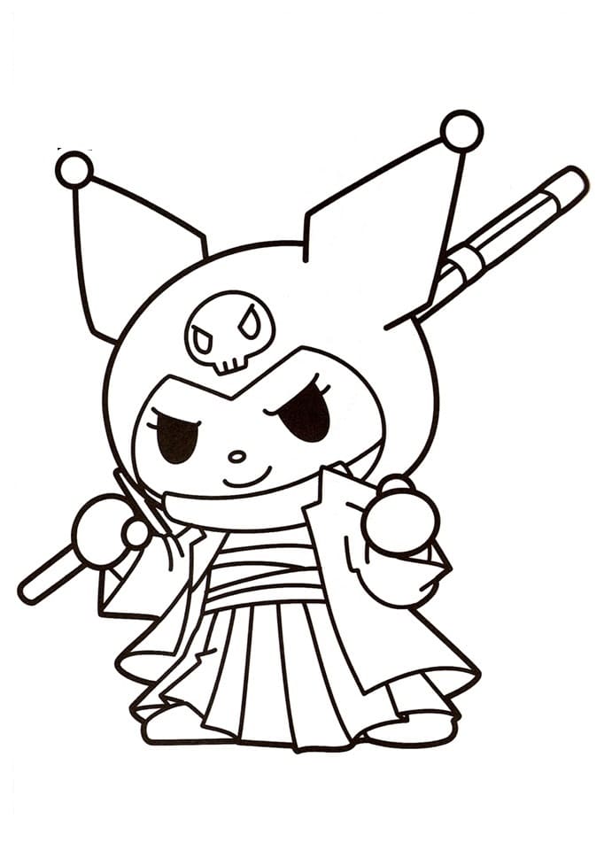 90 Kuromi Coloring Pages FREE Printable 52