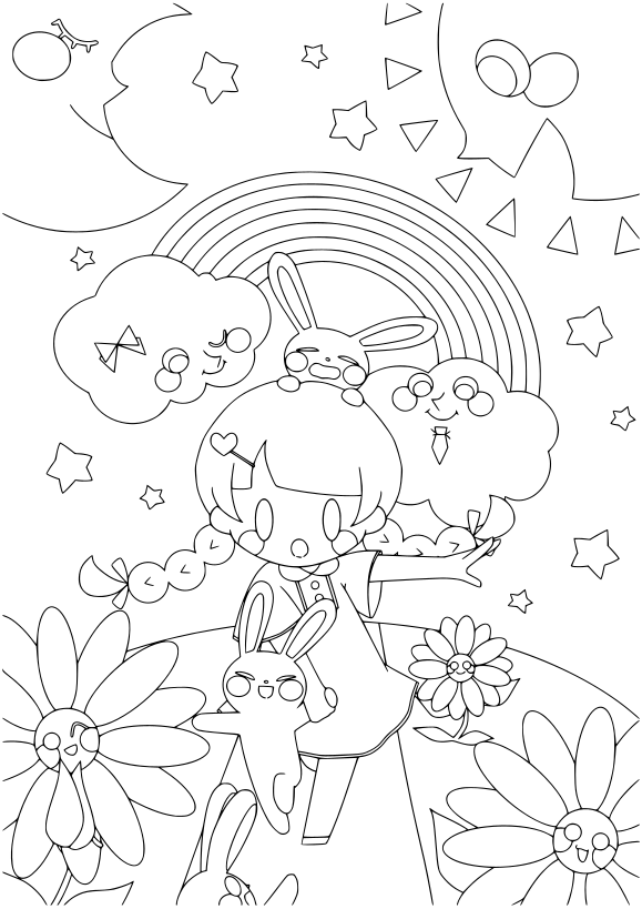 90 Kuromi Coloring Pages FREE Printable 57