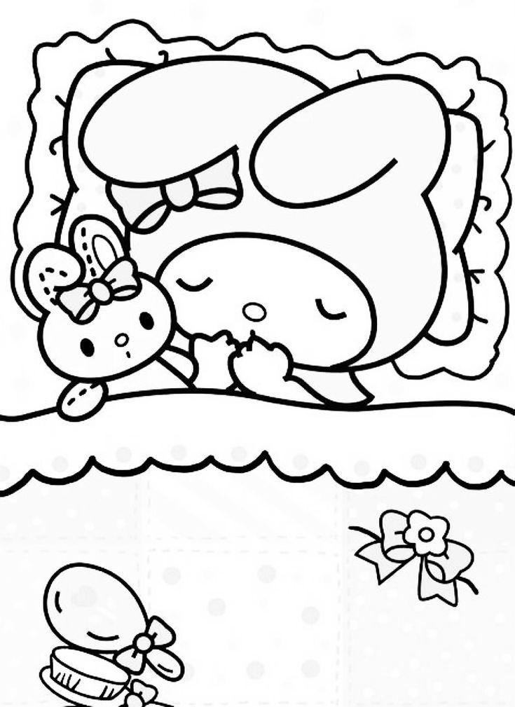 90 Kuromi Coloring Pages FREE Printable 62