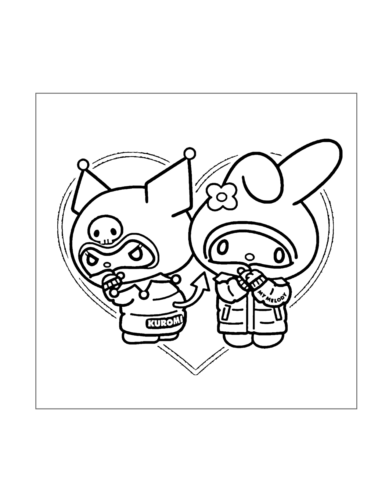 90 Kuromi Coloring Pages FREE Printable 9