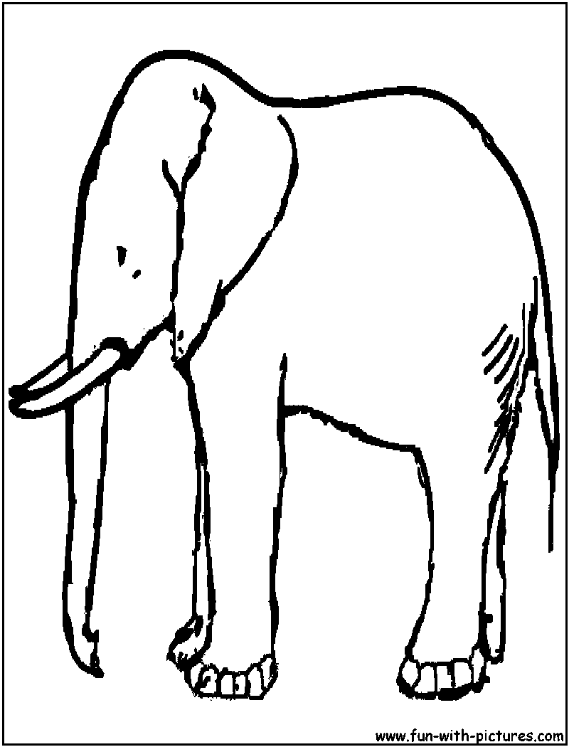 99+ Baby Elephant Coloring Pages FREE Printable 10